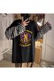 Nevermore Academy Printed Fake Sleeves Unisex Black T-Shirt