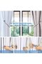 Magnetic Curtain Tiebacks 1 Pair Curtain Straps Strong Magnetic Curtain Holder Buckle hooks for Home Sheer Blackout Drapes Blind Curtains Decorations Accessories سِتَارَة (2,PCS) - 4