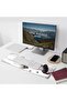 Large Gaming Mouse Pad with Stitched Edges, Minimalist Topographic Map Desk Mat, Extended XL Mousepa - 7