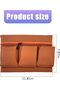 Mandark Car Window Armrest Storage Box, Leather Vehicle Side Door Organizer with Multiple Pockets, C - 2