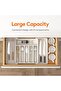 Kitchen Drawer Organizer, Expandable Utensil Tray, BPA Free Flatware Holder, Adjustable Plastic Stor - 2