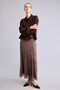 Square Patterned Chiffon Maxi Skirt H8755Ax26Au