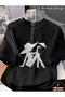 Umbrella bright character printed premium oversize t-shirt