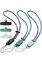 3 Pack Phone Strap with CellPhone Tether Tab, Phone Lanyard, CellPhone Wrist Strap with 2-Col