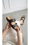 Women's Genuine Suede Leather Double Buckle Anatomical Cork Sole Slippers - 2