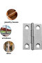 Door Hinge Folding Butt Hinges for Cupboard Cabinet Windows Door with Screws (6, 1 Inch) - 5