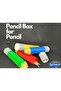 Pencil Holder Box Organizer with Lid Desktop Stationery Organizer