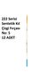 222 Series Synthetic Bristle Line Brush No: 5 X 12 Pieces - 2