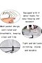 2 Pack White Over Door Shoe Organizer with 24 Mesh Pockets, Space Saving Hanging Storage Rack for Cl - 6