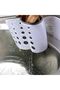 Sink Caddy Sponge Holder with Dual-Layer Design Saddle Faucet Caddy for Kitchen Sink Organize - 4