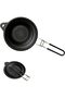 Silicone Collapsible Colander, Space Saving Foldable Strainer with Handle, Kitchen Colander