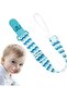 Pacifier Clip Teething Toys Teethers Teething Straps | Pacifier Holder and Leash BPA Free Silicone S - 6
