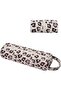 Quilted Hair Tools Travel Bag, Portable Foldable Leopard Print Storage Organizer Case for Dyson Airw