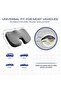 Seat Cushion & Adjustable Lumbar Support Pillow Set,Memory Foam Back & Tailbone Pain Relief Cushion, - 2