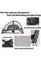 Lumbar Pillows Back Cushion Lumbar Pillow Waist Support Car Mesh Back Support With Massage Beads For - 5