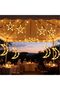 سلسلة أضواء رمضان على شكل نجوم وهلال، أضواء خارجية لرمضان، 8 أوضاع إضاءة لتزيين المنزل في عيد الفطر - 3
