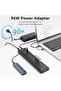 موزع USB 3.2 بـ 16 منفذ (8 منافذ USB-A 3.2 + 8 منافذ USB-C 3.2)، بسرعة 10 جيجابت في الثانية |   مفتاح تشغيل/إيقاف فردي - 2