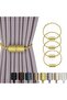 4 Pack Magnetic Curtain Tiebacks – Rope Curtain Holders for Drapes, Modern Decorative Tie