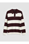 Timeless Clothing & Timeless Choices Devark Roba Collar Striped Men's Knitwear Sweater