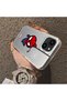 iPhone 13 Compatible Silicone Edge Hard Back Case Couple Phone Case Spider Man Patterned - 4