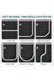 Shower seal 2m foldable waterproof barrier self-adhesive. - 3