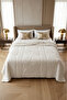 Wellsoft Soft Self-Flocking Patterned Embossed Double Blanket Bed Sofa Cover - 4