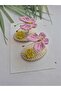 Buckle End Buckle Kelebeğim Pinterst Model Handmade 100% Cotton Anti-Allergic 2-Piece Snap Buckle Set - 5
