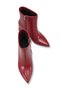 Adara Lia Women's Pointed Toe Heeled Boots 00121650 Claret Red Skin - 5