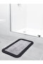 Jute Plush Non-Slip Base Washable Bathroom Kitchen Door Mat 40X60 cm - 5