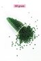 Bulk glass sand beads (11/0) 2 mm - 60 grams - transparent dark green - bnc037