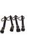 Gladiator Beaded Keychain Black Knitted