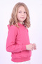 Girl's Basic Plain Kangaroo Pocket Hooded Sweatshirt - 5