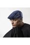 Men's cotton retro flat-top newsboy beret, summer Gatsby ivy Irish cap, foldable adjustable breathable pointed top taxi driver fairy - 5