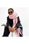 Women's thick warm scarf watermelon red extra large soft.