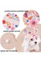 Adjustable summer pet hat, suitable for dogs and cats, with ear openings, breathable sun-protective, perfect small ideal outdoor activities (pink, L). - 4
