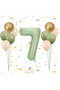 Best Su Yeşil Number Balloon Set Age-7