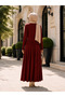 Women's Hijab Dress Long Sleeve Pleated Relaxed Fit Casual and Stylish Long Dress - 3