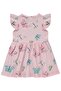 Butterfly Print 6-18 Months Dress - Pink - 2