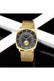 Men's Gold Stainless Steel Watch, Grey Dial | Trn-Ss45g - 5