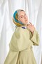 Twill Silk Scarf Mid-Century Morcivert - 3