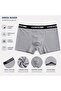 Men's Lycra Gray Color Boxer. - 2