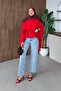 Fenti Cape Blouse Red - 2