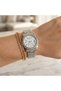 Women Wrist Watch Colorful Dial Gray Cord Analog Stylish Elegant Wristwatch Frn25