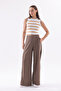 Relaxed Soft Draped Wide-Leg Pants - 3