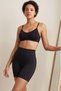 Non-Show Black Mid-Length Women's Boxer High Waist Non-Show Boxer - 6
