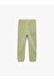Cotton Basic Sweatpants with Pockets and Elastic Waist - 5