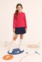 Unisex Kids 2-Piece Long Sleeve Polo Collar School T-Shirt - 2