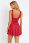 Double Layer Diving Fabric Collar Dress G9058 - 3