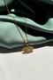 Baget Stone Fan Necklace
