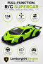 Lamborghini Veneno 1:14 Scale Remote Control Car – Lime Green R/C Supercar with Working Lights, Full Function Forward/Reverse & Left/Right Steering, Remote Controller, 6+ Years - 4
